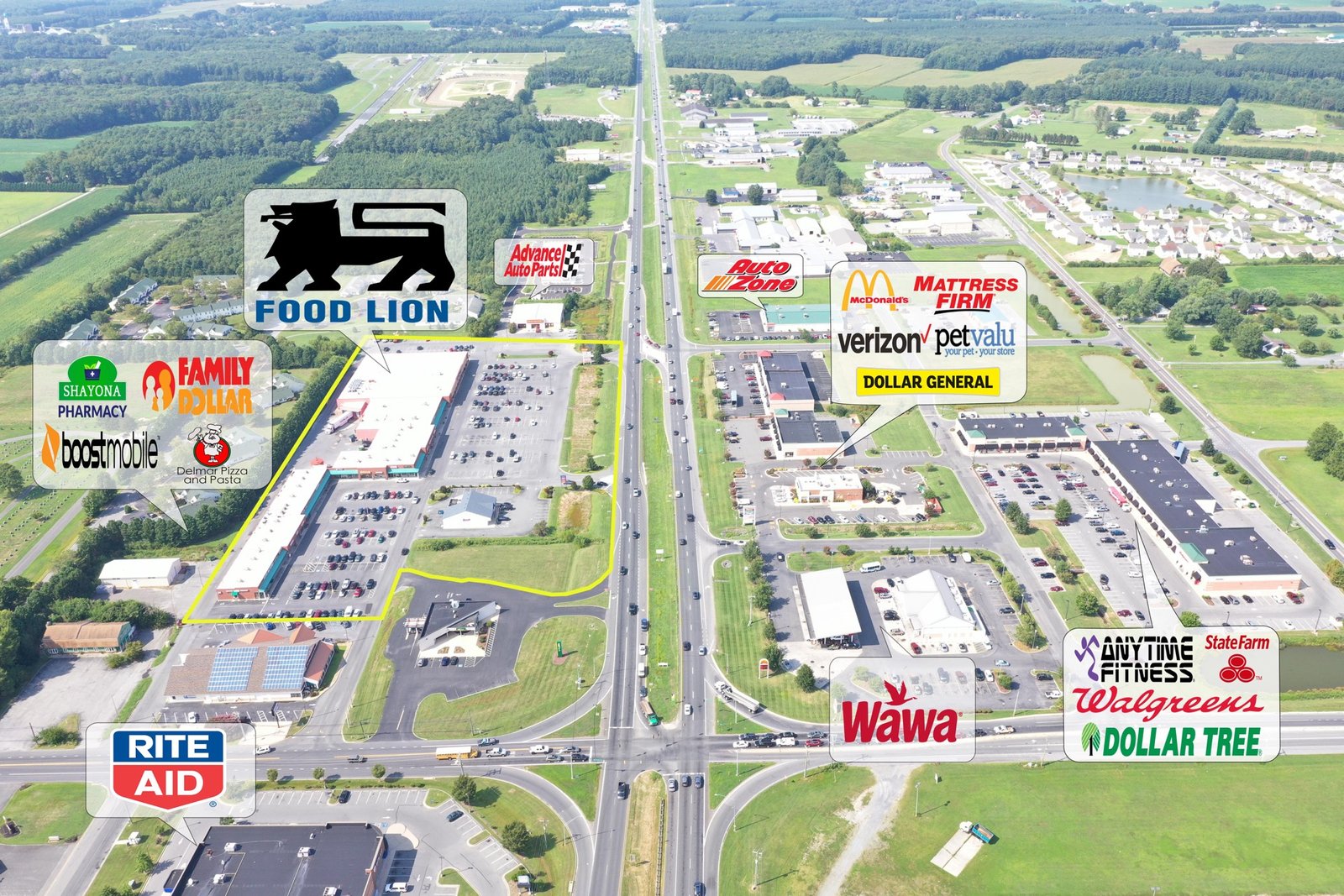 State Line Plaza — Sussex Highway Delmar, DE